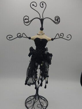 Jewelry Organizer Display Necklace Stand with Position able Arms